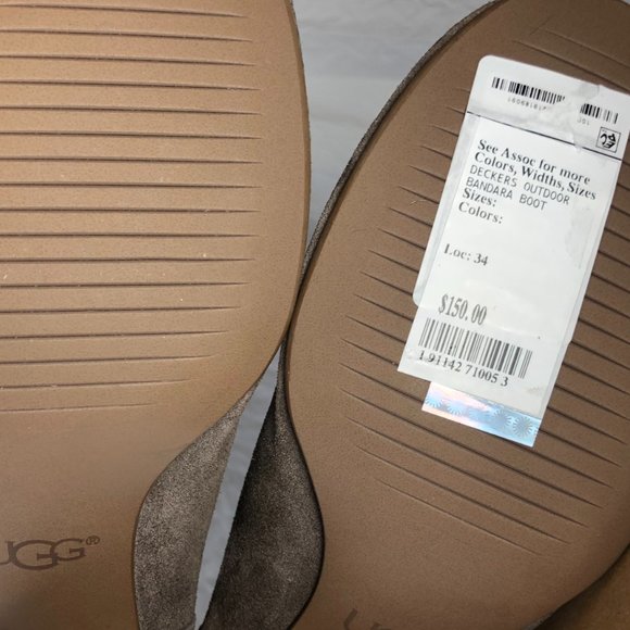 Women's UGG, Bandera Mysterious Suede Ankle Boot - Picture 5 of 5